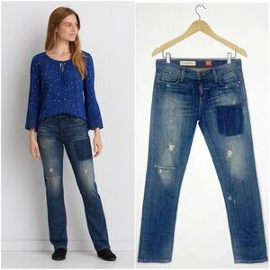 Pilcro Jeans Hyphen Jeans Anthropologie Slim Straight Leg Denim Size 26